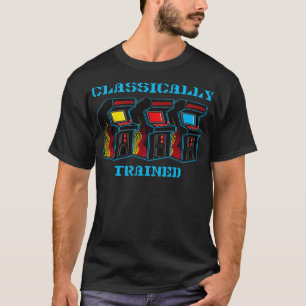 Klassiek getrainde video arcade spel Retro 80s T-shirt