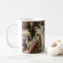 Klassiek getrouwden, Victoriaanse bruid gooit brui Koffiemok