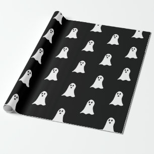 Klassiek Ghost Wrapping Paper (zwart) Cadeaupapier