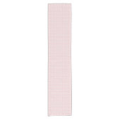 Klassiek Gingham voor de Vroege Herfst | Gedempte Korte Tafelloper (Voorkant)