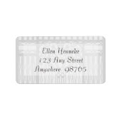 Klassiek glas etiket (Voorkant)