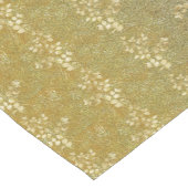 Klassiek Gold Glitter Floral Pattern Korte Tafelloper (Hoek)