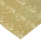 Klassiek Gold Glitter Floral Pattern Tafelkleed (Gekanteld)