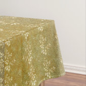 Klassiek Gold Glitter Floral Pattern Tafelkleed (Voorbeeld)