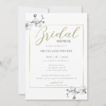 Klassiek Gold Lijst White Orchid BW Vrijgezellenfe