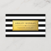 Klassiek Golden Label met zwarte witte strepen (Voorkant)