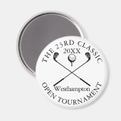 Klassiek golftoernooi-evenement magneet (Voorkant / Achterkant)