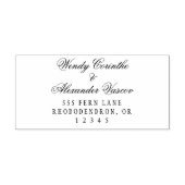 Klassiek Gotisch retouradres Zelfinktstempel Zelfinktende Stempel (Design)