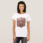 Klassiek Goud ANOTHER DAY 3D-tekstkunst T-shirt (Voorkant volledig)