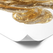 Klassiek Goud BIDVORMIGE HANDEN Poster (Hoek)