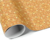 klassiek goud geometrisch patroon papier (Rol Hoek)