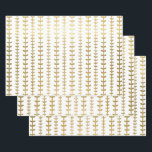 Klassiek gouden botanisch bladpatroon trouwverpakk inpakpapier vel<br><div class="desc">Trouwcadeaus in een namaak gouden hartenbladpatroon maken een geweldige presentatie.  Ideaal voor pasgetrouwden,  bruidschows,  trouwfeesten,  nieuwe huizen,  verlovingsfeesten en meer.</div>