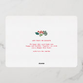 klassiek gouden lijst Merriest Christmas One Foto Folie Feestdagenkaart (Achterkant)