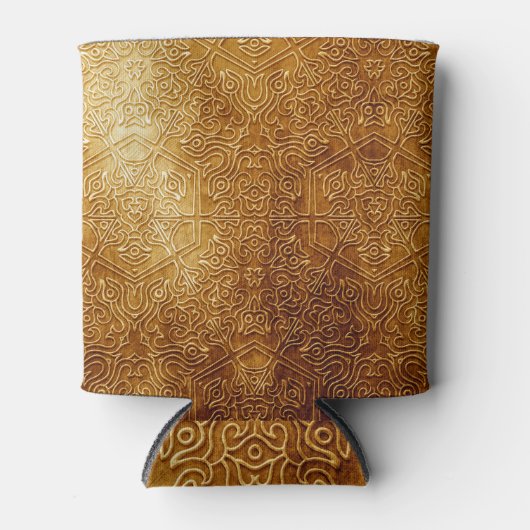 Klassiek gouden metalen Bord Blikjeskoeler (Voorkant)