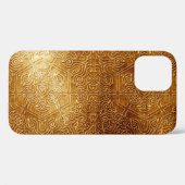 Klassiek  gouden metalen Bord Case-Mate iPhone Case (Achterkant (horizontaal))