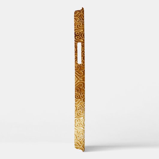 Klassiek gouden metalen Bord Case-Mate iPhone Case (Achterkant / Rechts)