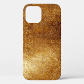Klassiek gouden metalen Bord Case-Mate iPhone Case (Achterkant)