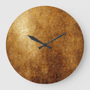 Klassiek gouden metalen Bord Grote Klok