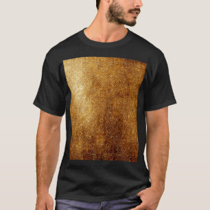 Klassiek  gouden metalen Bord T-shirt