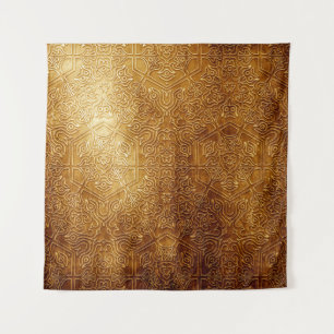 Klassiek  gouden metalen Bord Wandkleed