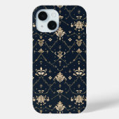 Klassiek gouden patroon Case-Mate iPhone case (Achterkant)