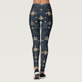 Klassiek gouden patroon leggings (Achterkant)