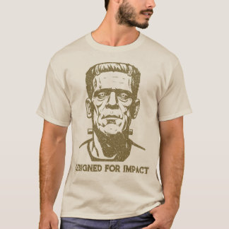 Klassiek grafisch ontwerp van Frankenstein's monst T-shirt