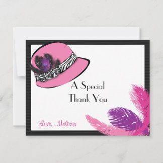 Klassiek grafisch Pet met Feathers Note Card Notitiekaartje