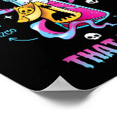 Klassiek Grappig Drink Me Oh Right Dat Ison-llama  Poster (Hoek)