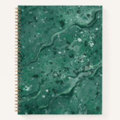 Klassiek Green Marble Artist Sketchbook Notitieboek (Voorkant)