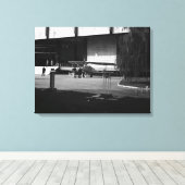 Klassiek Griekenland Athene Legermuseum Canvas Afdruk (Insitu (Houten vloer))