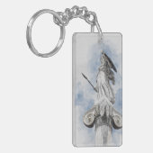 Klassiek Grieks beeld Athena Sleutelhanger – Elega (Voorkant Links)