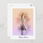 Klassiek grieks beeld van Apollo Briefkaart (Voorkant / Achterkant)