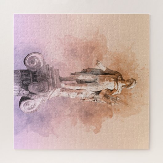 Klassiek grieks beeld van Apollo Legpuzzel (Horizontaal)