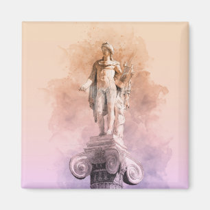 Klassiek grieks beeld van Apollo Magneet