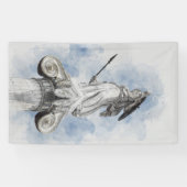 Klassiek Grieks standbeeld Athena Banner – Elegant (Horizontaal)