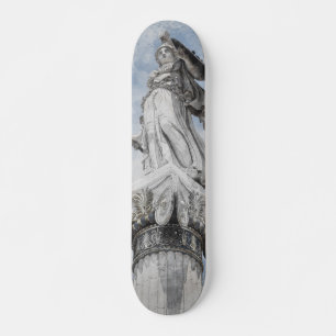 Klassiek griekstandbeeld Athena Briefkaart Persoonlijk Skateboard