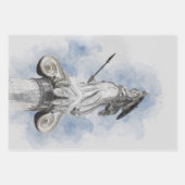 Klassiek griekstandbeeld Athena Inpakpapier Vel (Voorkant 2)