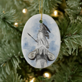 Klassiek griekstandbeeld Athena Keramisch Ornament