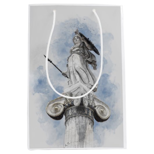 Klassiek griekstandbeeld Athena Medium Cadeauzakje (Voorkant)