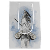 Klassiek griekstandbeeld Athena Medium Cadeauzakje (Achterkant)