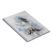 Klassiek griekstandbeeld Athena Notitieboek (Rechterzijde)