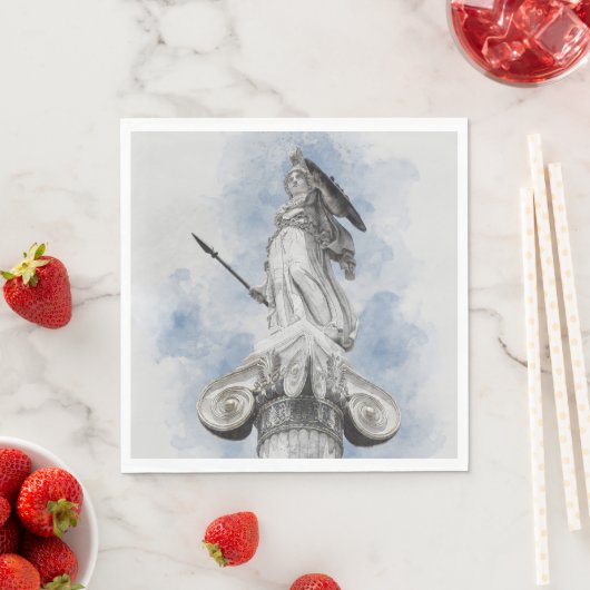 Klassiek griekstandbeeld Athena Servet (Insitu)