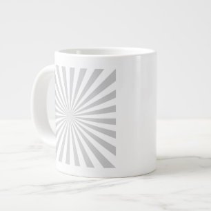 Klassiek grijs Burst Wheel past dit aan! Grote Koffiekop