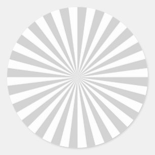 Klassiek grijs Burst Wheel past dit aan! Ronde Sticker