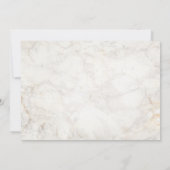 Klassiek grijs marmer Bewaar de datum Save The Date (Achterkant)