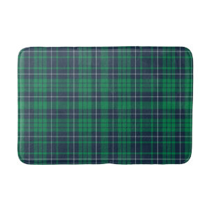 Klassiek Groen Blauw Plaid Badmat