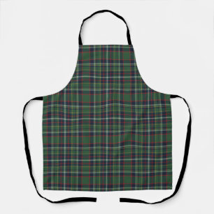 Klassiek groen en rood tartan geruit patroon schort