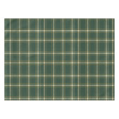 Klassiek groen geruit Kerstmis Tafelkleed (Voorkant (Horizontaal))