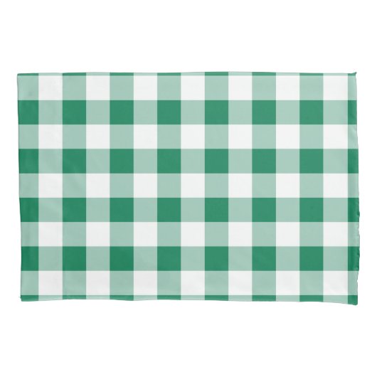 Klassiek groen geruit naadloos patroon kussensloop (Voorkant)